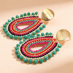 Aros Aurora — Turquesa Fucsia