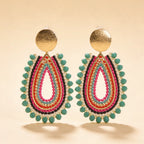 Aros Aurora — Turquesa Fucsia
