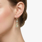 Aros Gota Aura Bañados en Oro 24K