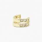 Ear Cuff Ali Bañado en Oro 18K
