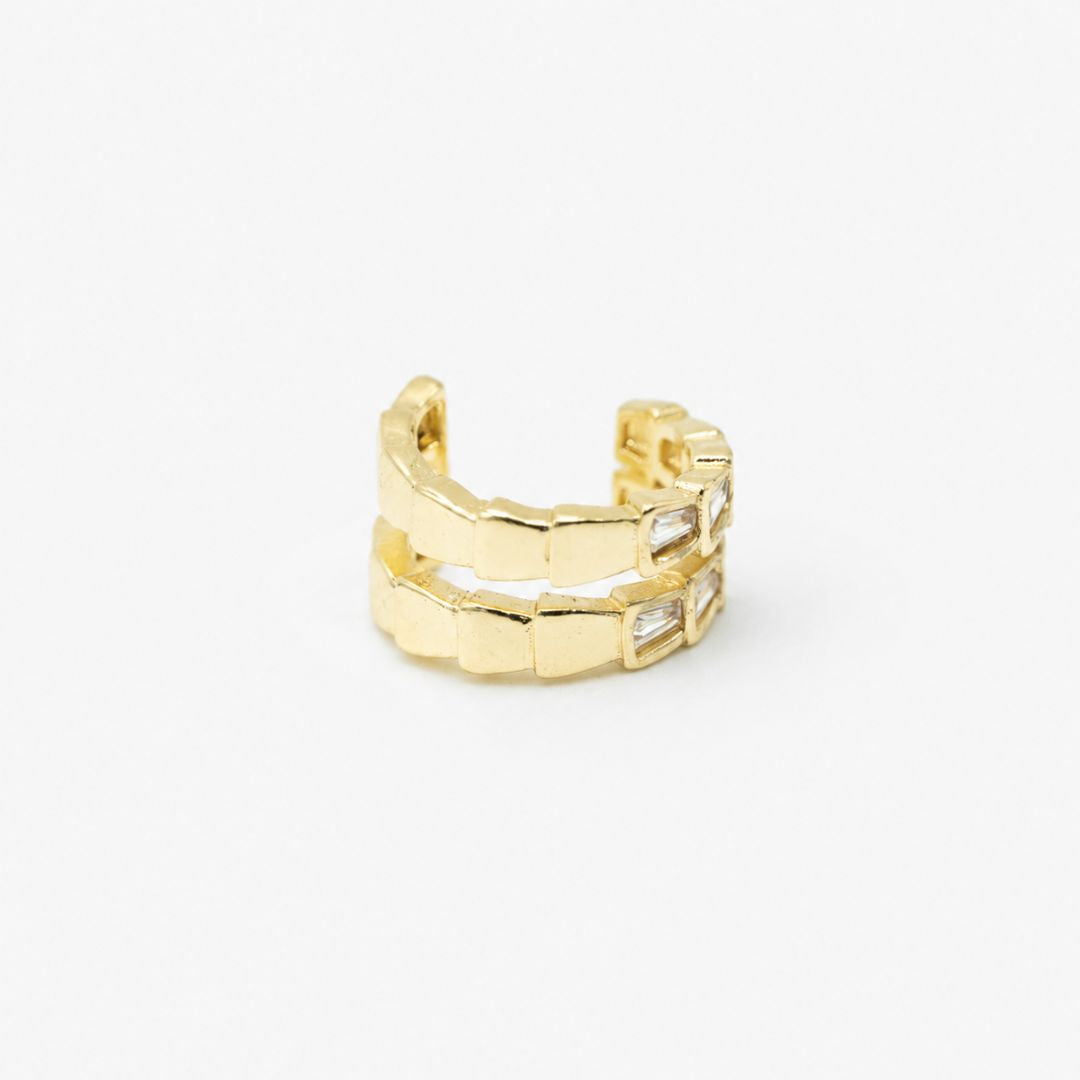 Ear Cuff Ali Bañado en Oro 18K