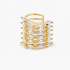 Ear Cuff Pavé Bañado en Oro 18k