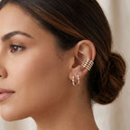 Ear Cuff Pavé Bañado en Oro 18k