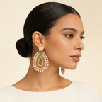 Aros Aurora — Coral / Turquesa