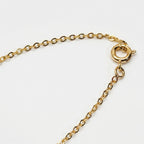 Collar Hongo Rojo Bañado en Oro 18K