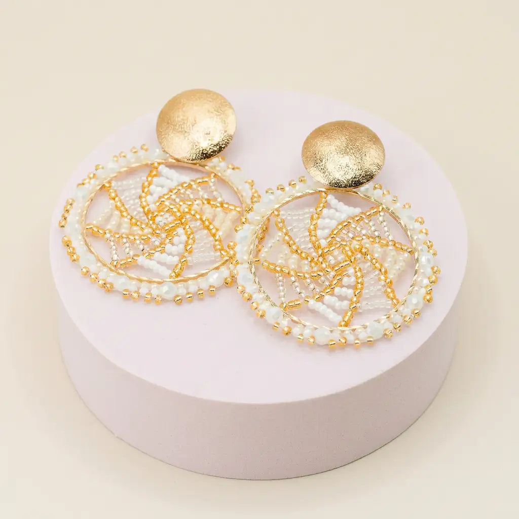 Aros Atrapa Sueños — Blanco