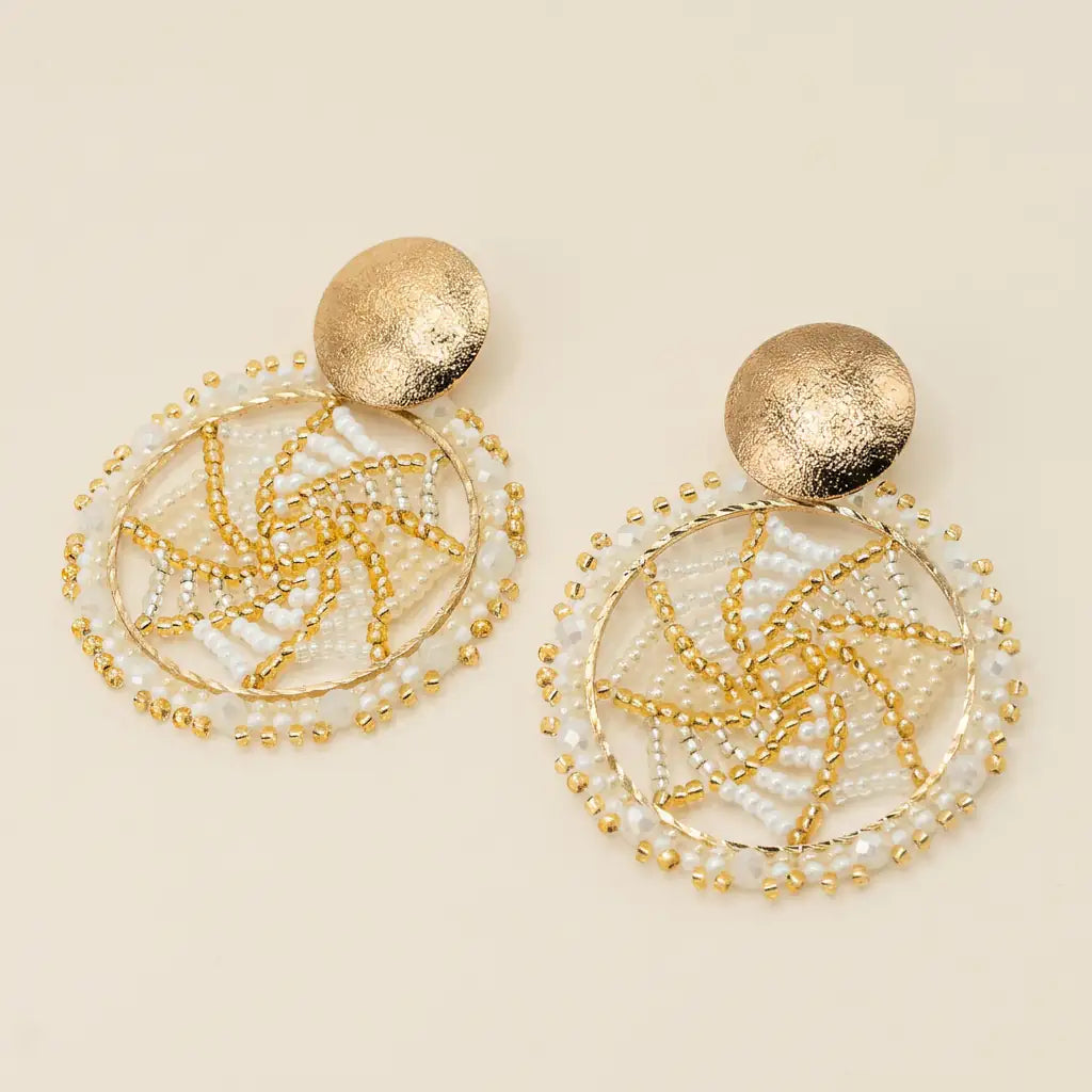 Aros Atrapa Sueños — Blanco