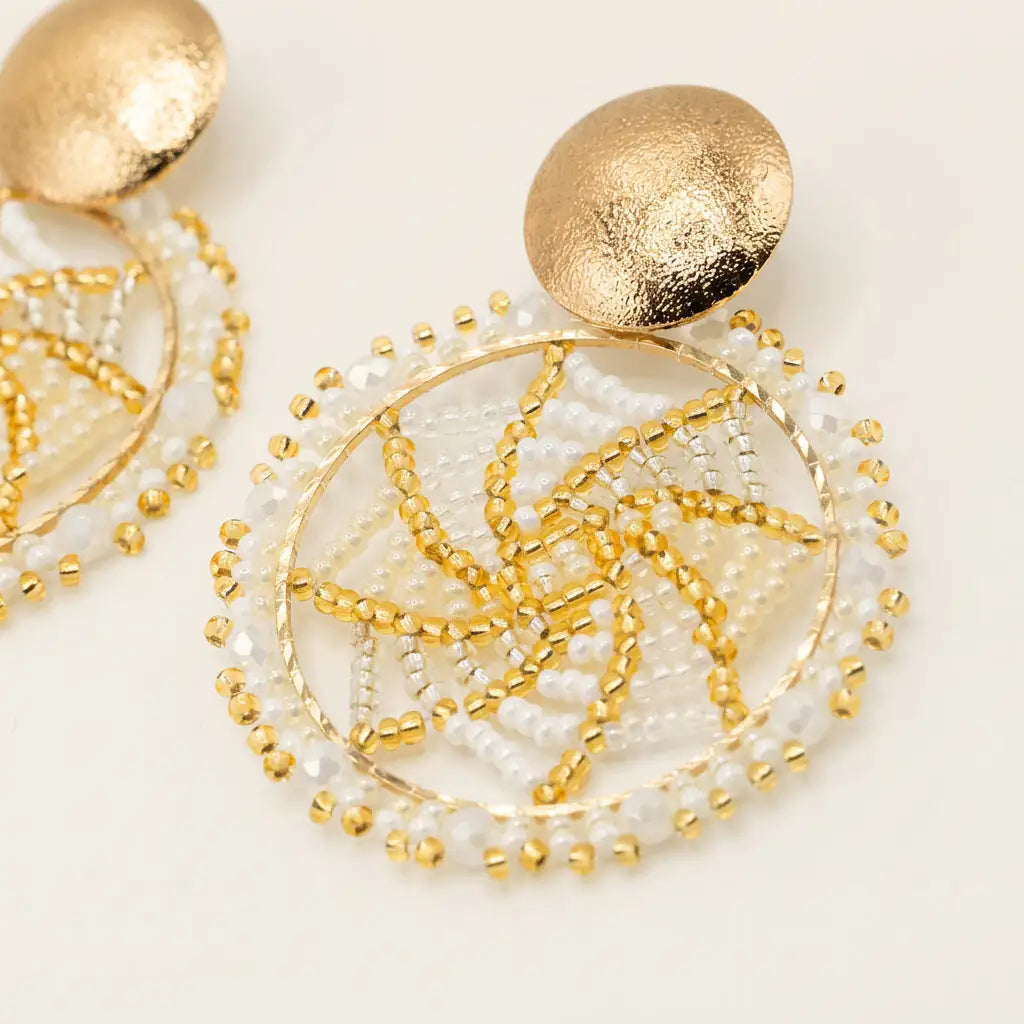 Aros Atrapa Sueños — Blanco
