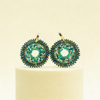 Aros Órbita Tejida — Verde