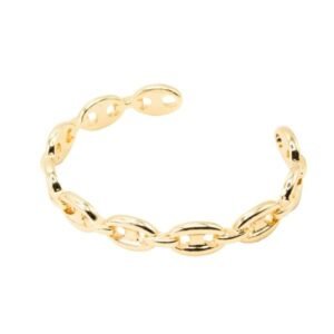 Brazalete dorado 24K hipoalergénico – Dulcymar Accesorios.